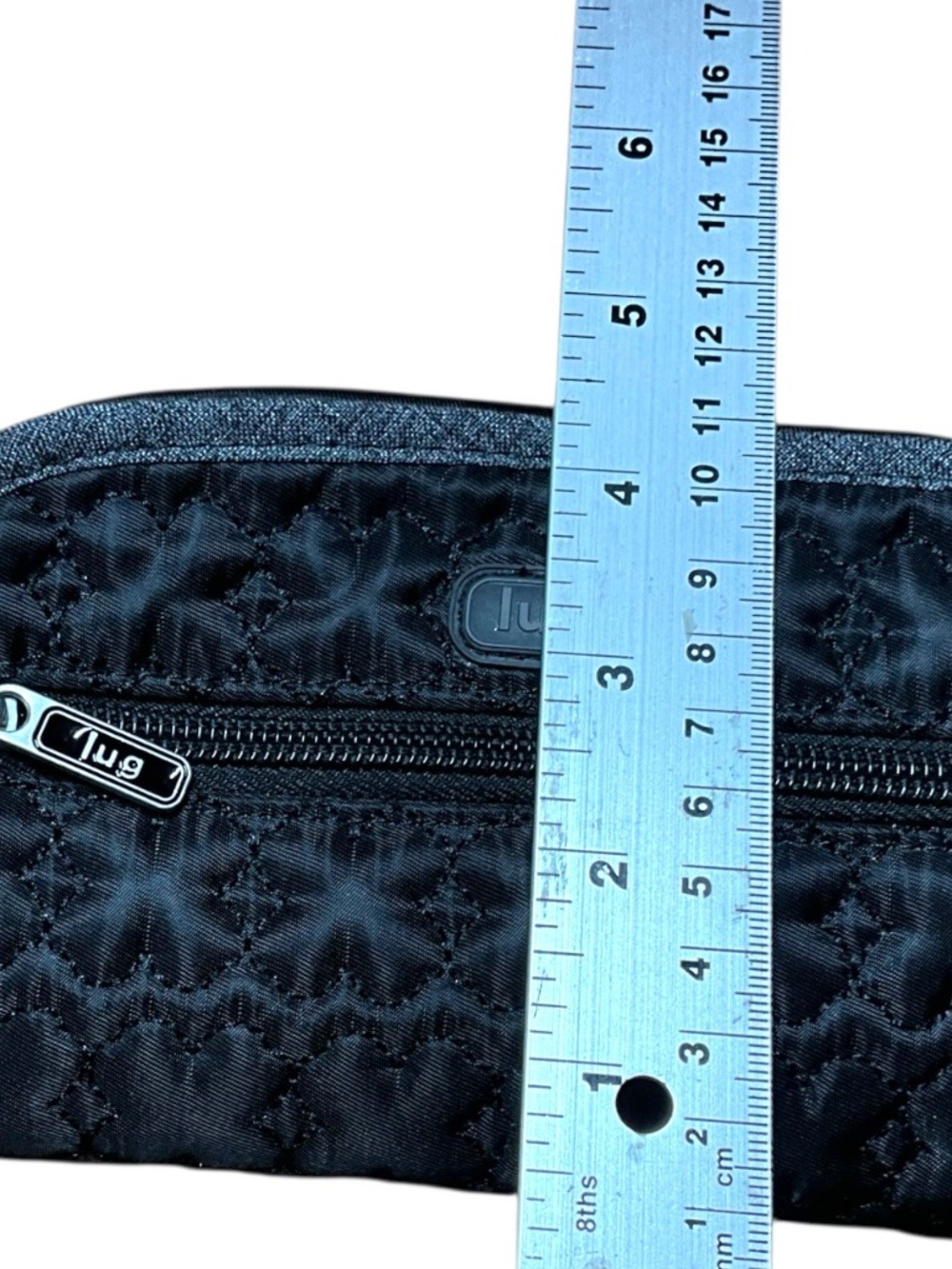 LUG Travel FLIPPER Jewelry Clutch Organizer Case Holder in FOG GREY Wristlet - Picture 9 of 10